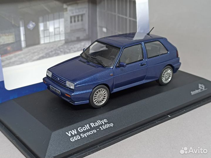 VW Golf Rallye, solido 1:43