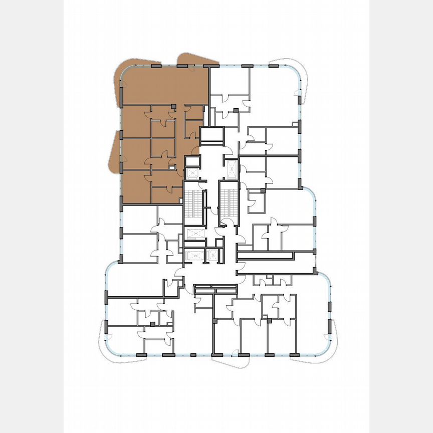3-к. квартира, 182,8 м², 4/14 эт.