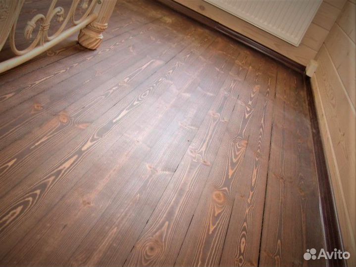Половая доска лиственница 45х115х4м, сорт аб