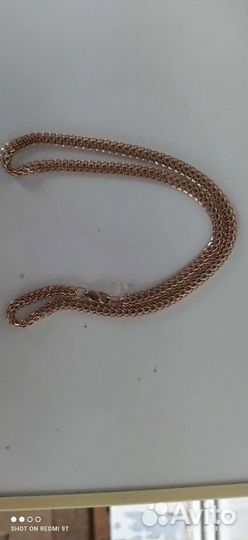 Цепь золотая мужская 585