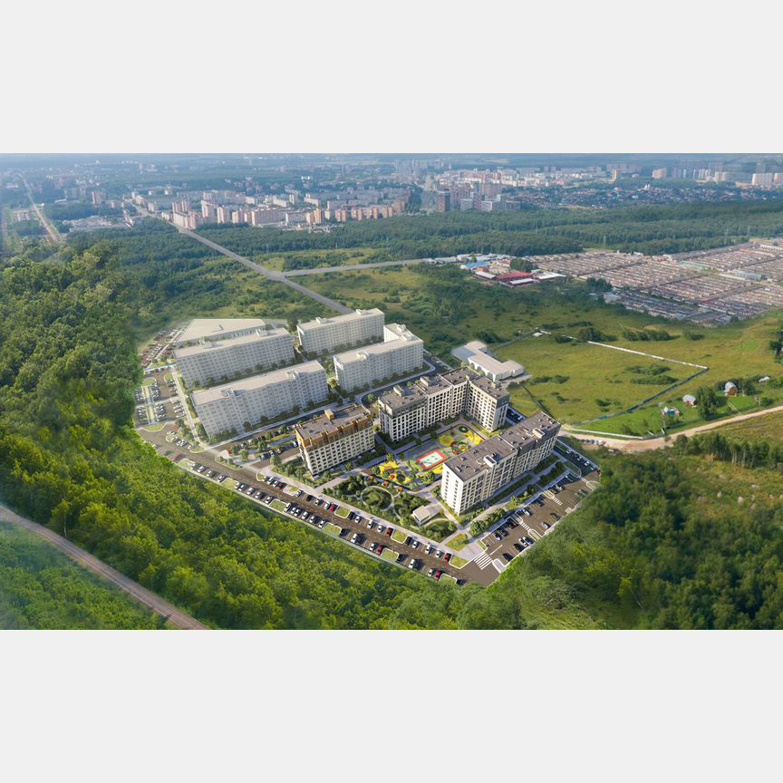 2-к. квартира, 58,3 м², 1/9 эт.