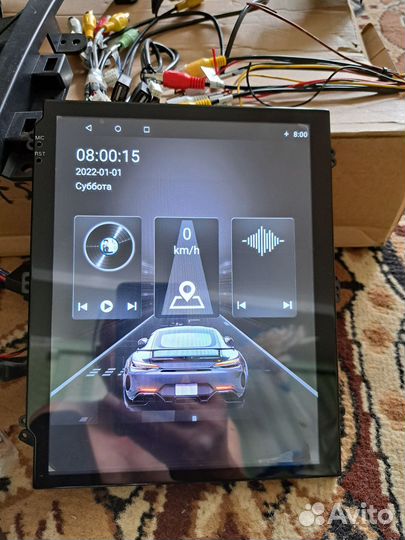 Магнитола каптива с100 в стиле тесла