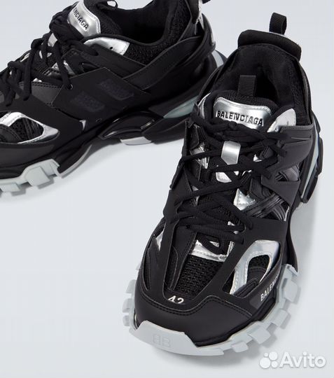 Balenciaga Track Sneaker Black Silver