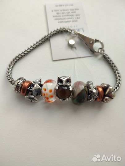 Trollbeads шармы, стопперы, мурано