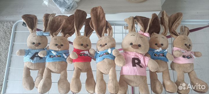 Мягкие игрушки пакетом новые 7 шт