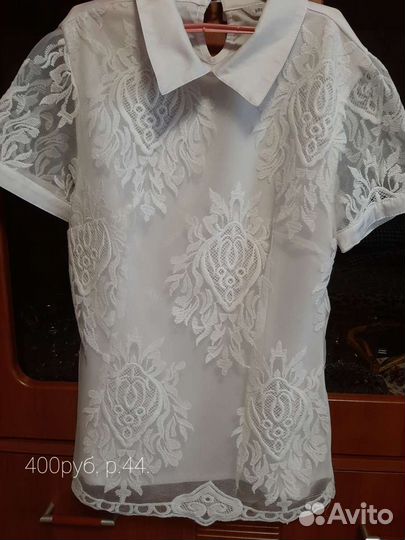 Блузка белая 42 44
