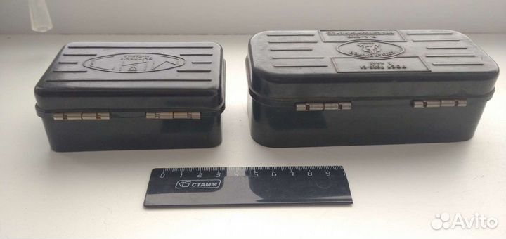 Разновесы в карболитовых коробочках СССР