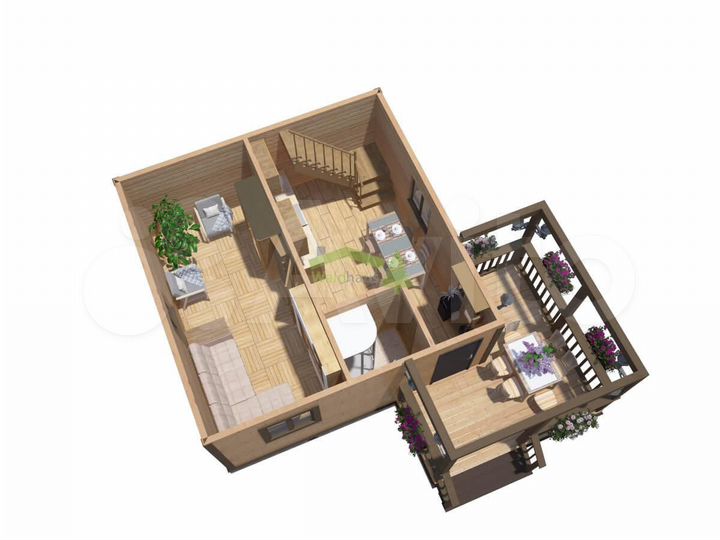 Дача 29 м² на участке 10 сот.