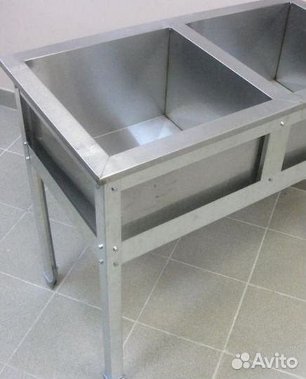 Ванна моечная 2 секц вм 2/400 есть разные размеры