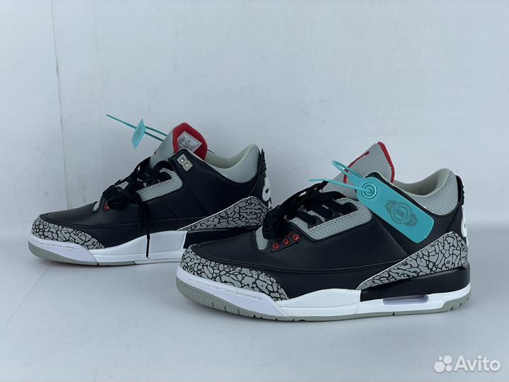 Кроссовки Nike Air Jordan 3 retro Black Cement