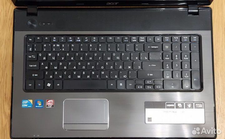 Ноутбук acer aspire 7741g ms2309 5464G50mikkk