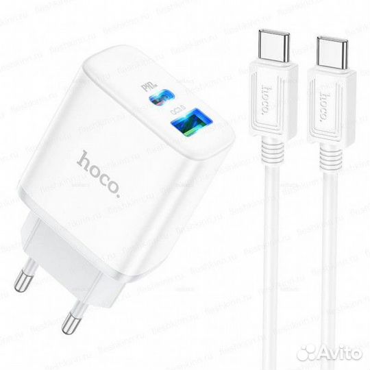 Адаптер Hoco C105A Stage dual port PD20W+QC3.0