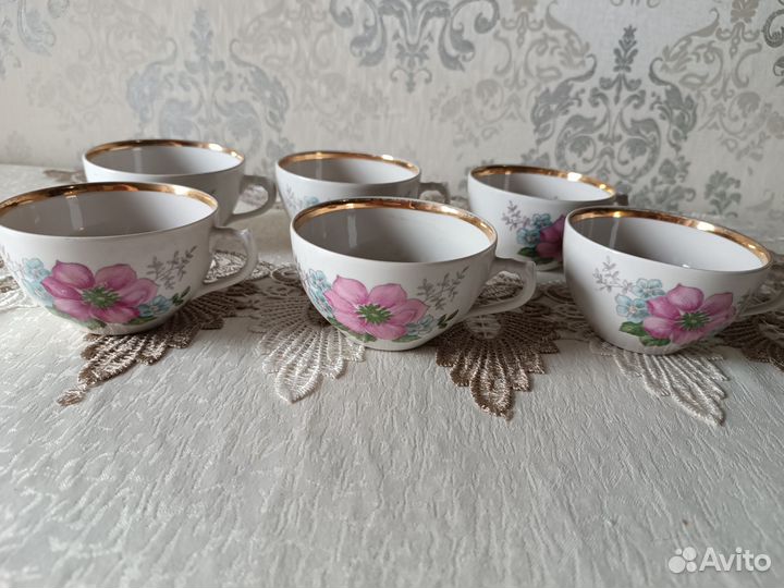Чайные чашки дулево СССР
