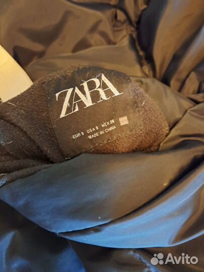 Пуховик зимний женский zara