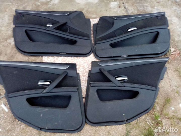 Потолок Бмв е60, дверные карты Анг. Цена за комп