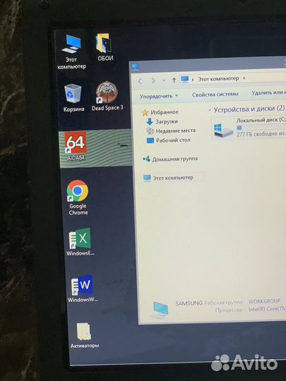 Ноутбук для игр и работ core i5 Samsung