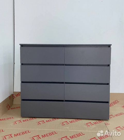 Комод графит новый, аналог IKEA