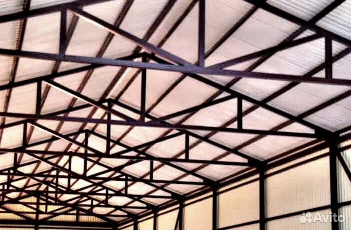 Металлокаркас ангар 6х18м комплект