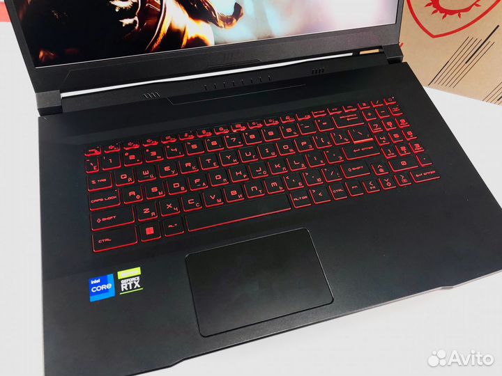 Игровой ноутбук MSI GeForce RTX SSD Full HD 17.3“