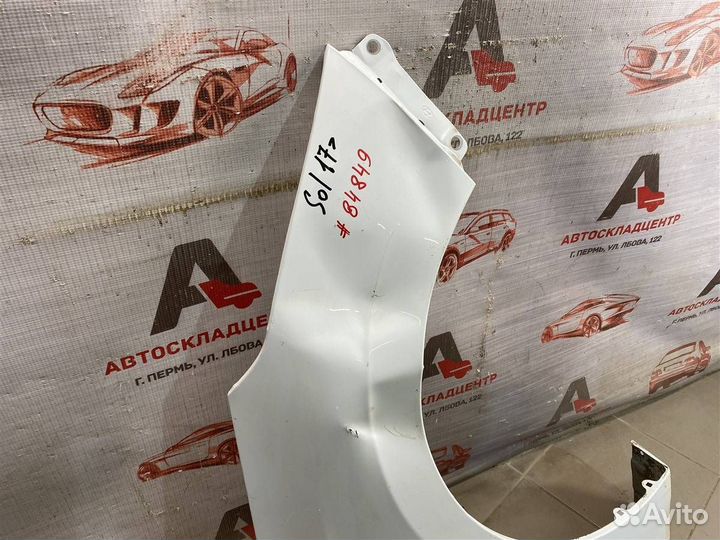 Крыло переднее правое Hyundai Solaris (2017-Н.в.)