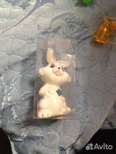Заяц новый в упаковке фарфор