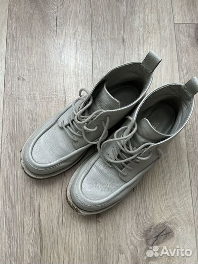 Ботинки zara 39 серые