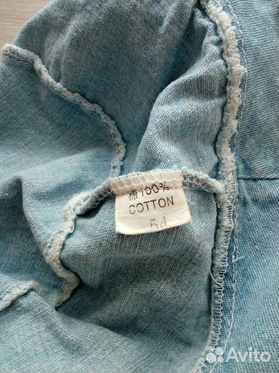 Панама джинсовая 48-50