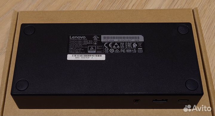 Универсальная док-станция Lenovo ThinkPad USB-C