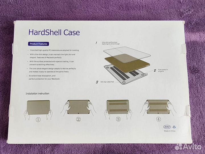 Чехол накладка HardShell Case MacBook Pro 15 Mid