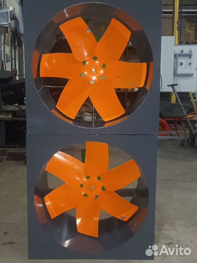 Сушильные камеры древесины-осевые вентиляторы во№5