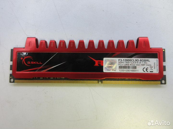 Игровая память крутая 4GB DDR3 G.Skill 1600 Mhz 4G