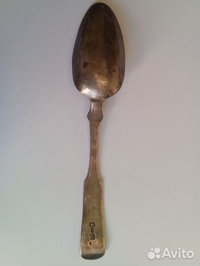 Ложка столовая серебро 52 гр.клейма