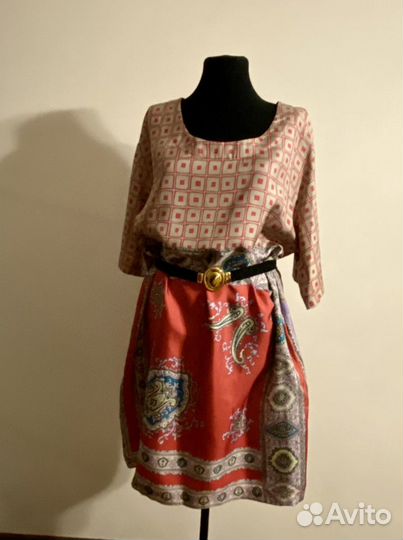 Платье Etro в платочном стиле шелк оригигал