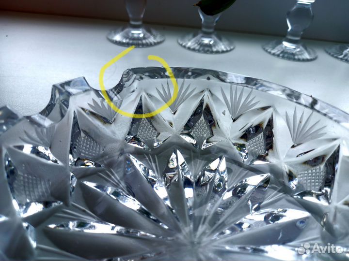 Хрустальные пепельницы СССР