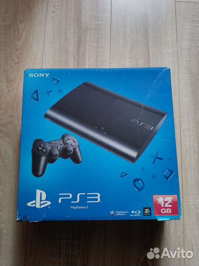Коробка от PS3 super slim 12gb