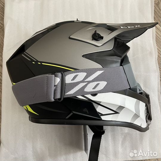 Мото шлем плюс очки