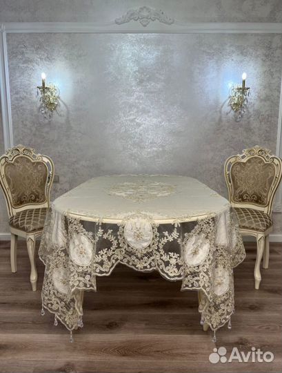 Скатерть со стеклярусом