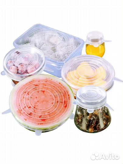 Набор силиконовых крышек