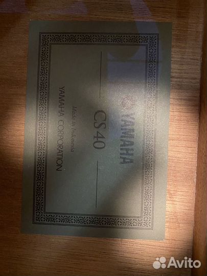 Гитара yamaha c40 3 4