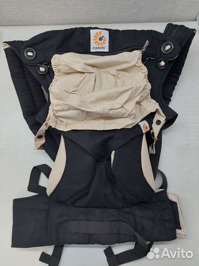 Эргорюкзак Ergobaby black & camel 360