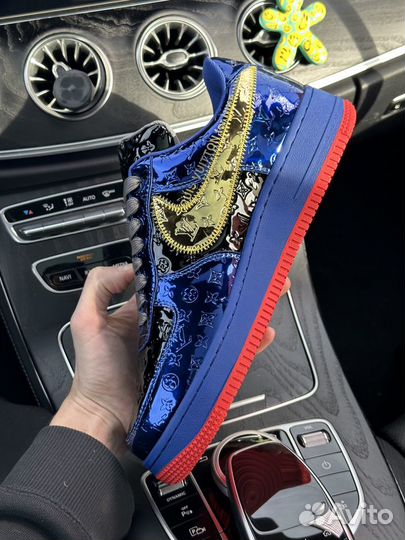 Кроссовки Nike Air Force 1 Low Louis Vuitton Blue