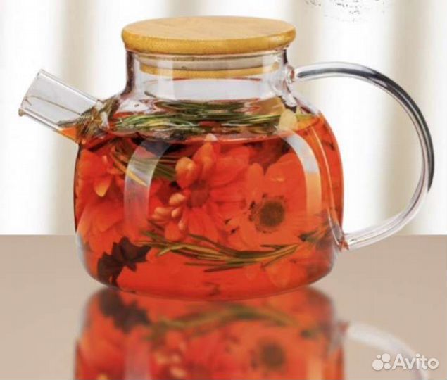 Чайник заварочный стеклянный