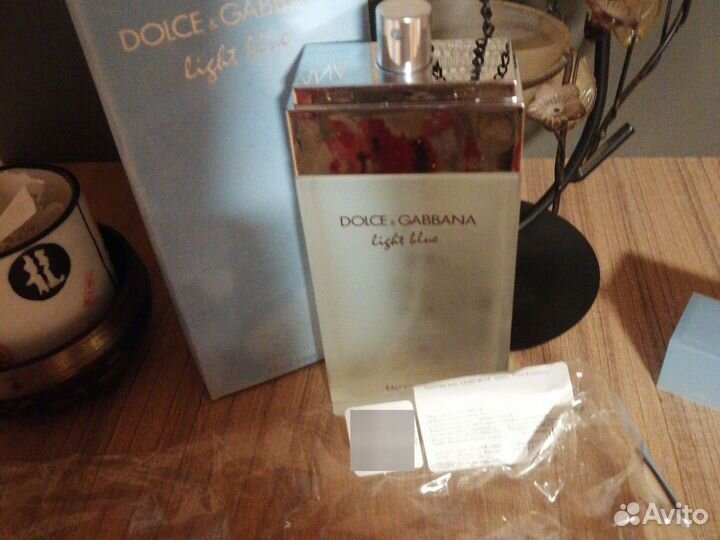 D&G, Light blue оригинал, ретинол тени б/у