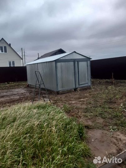 Гараж металлический хозблок пенал