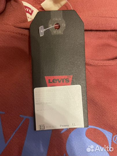 Толстовка/худи Levis XL свободный крой