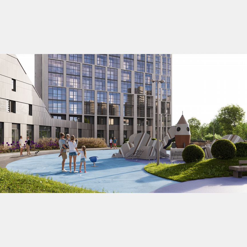 1-к. квартира, 36 м², 18/25 эт.