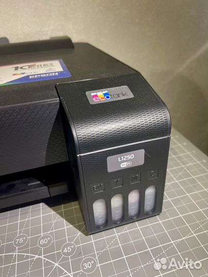 Принтер струйный Epson L1250 + набор чернил + WiFi