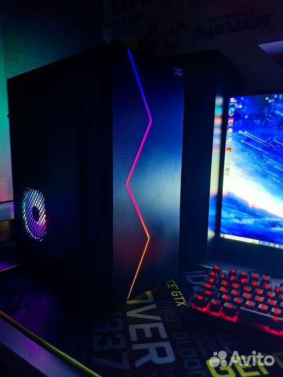 Игровой компьютер пк Intel i5/RX580/16Gb