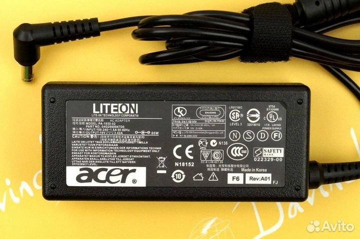 Блок питания (зарядка) для ноутбука Acer Aspire