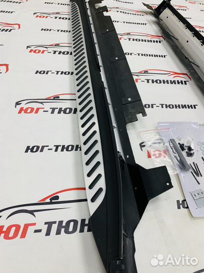 Комплект порогов на BMW X1 F48 2015-2020 Bmw X1